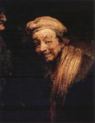 REMBRANDT Harmenszoon van Rijn, The Artist as Zeuxis